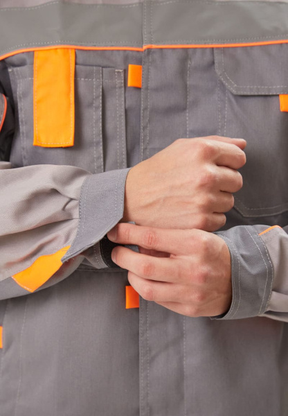 Костюм РОЛЬФ с ПК (серый/св.серый)