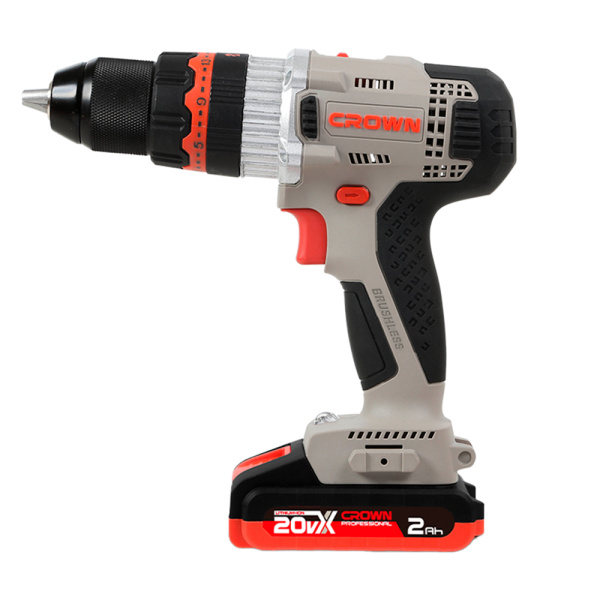 Аккумуляторный ударный шуруповерт BL CROWN CT21093HMX-2 BMC 20В B3+ 2х2.0Ач 500/2000об/мин