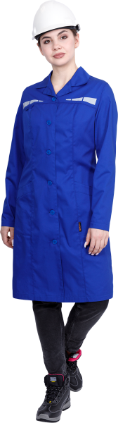 Халат ОПЕРАТОР женский (васильковый)