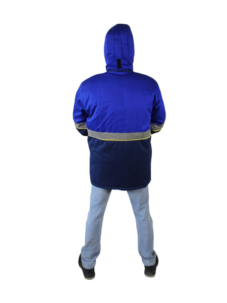 Куртка СЕВЕРНАЯ ШИРОТА зимняя (т.синий/васильковый)