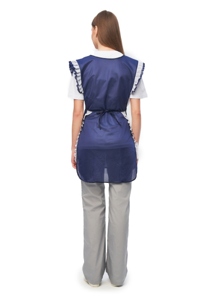 Фартук-сарафан нейлоновый (т.синий)