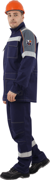 Костюм МЕГАСТАТОЙЛ с БР (т.синий/серый/оранж)