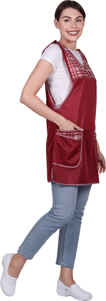 Фартук ХОЗЯЮШКА нейлоновый (бордовый)