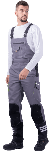 Полукомбинезон ЭДВАНС (серый/т.серый/черный)