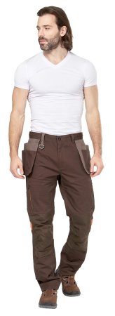 Брюки МИСТ (коричневый/бежевый)