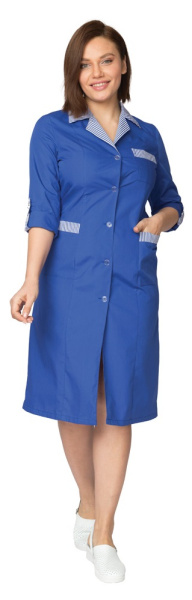 Халат ХОЗЯЮШКА женский (василёк)