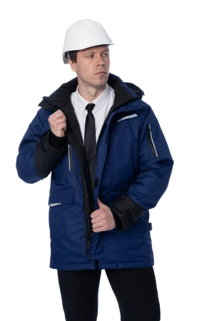 Парка BRODEKS KW 215 зимняя (синий)