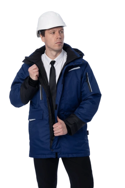 Парка BRODEKS KW 215 зимняя (синий) Парка BRODEKS KW 215 зимняя (синий)