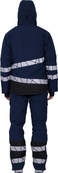 Куртка ACTIVE утепленная (синий/черный)