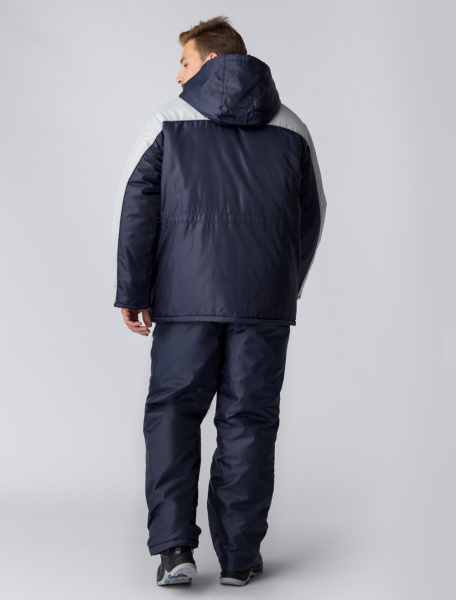 Костюм зимний Балтика, п/к, темно-синий/серый