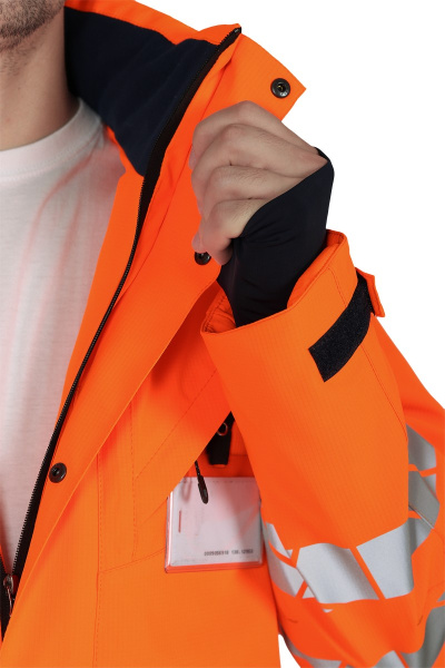 Куртка ACTIVE зимняя (оранжевый/синий)