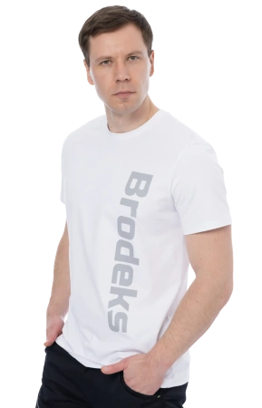 Футболка BRODEKS KS704 (белый)