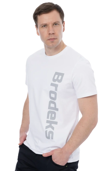 Футболка BRODEKS KS704 (белый)