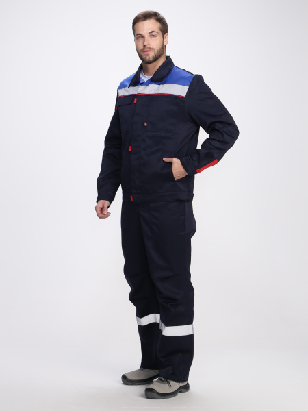 Костюм ФЛОФТ-2 СОП IMP усиленный с ПК (т.синий/васильковый/красный)