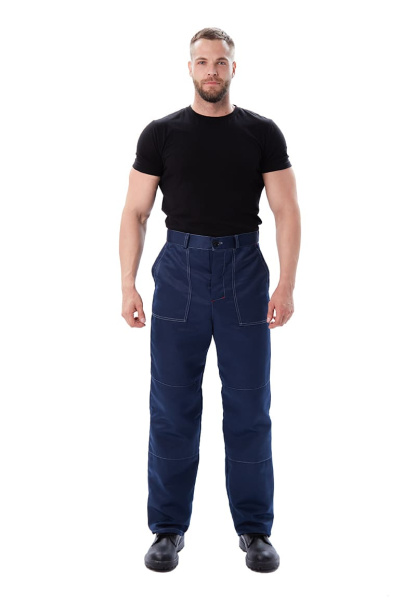 Костюм ДАМАСК с БР (т.синий/васильковый)