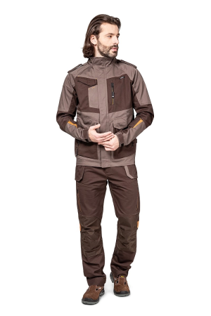 Куртка МИСТ (коричневый/бежевый) Куртка МИСТ (коричневый/бежевый)