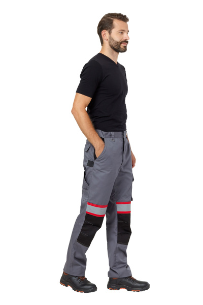 Костюм ПАМИР с БР (серый/черный/красный)