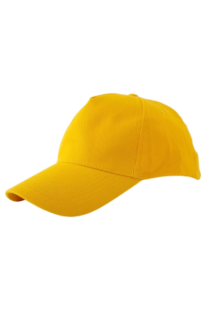 Бейсболка классическая (желтый)