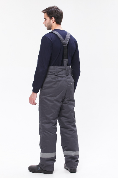 Костюм РЕГИОН-ПЛЮС с БР (серый/черный/лимонный)