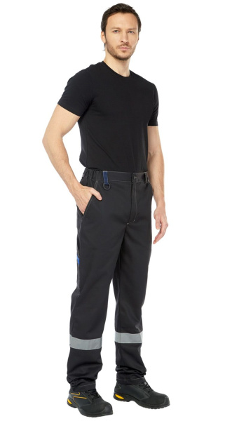 Костюм ВИВАТ с СОП с БР (черный/василек/т.синий)