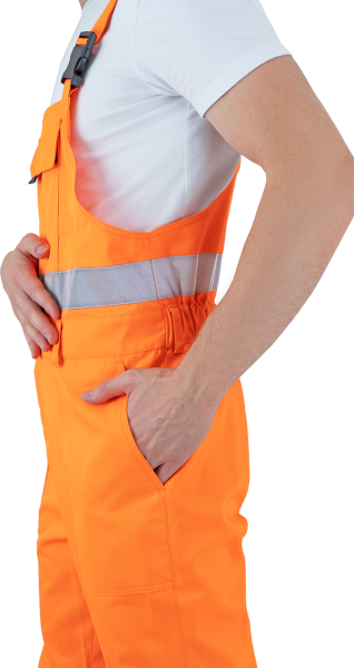 Костюм БРАЙТ сигнальный с ПК (оранжевый/синий)