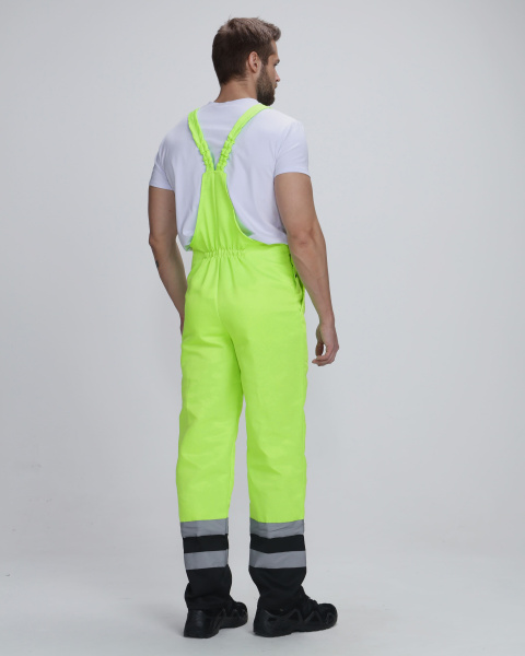 Костюм ДОРОЖНИК с укороченной курткой с ПК (лимонный/черный)