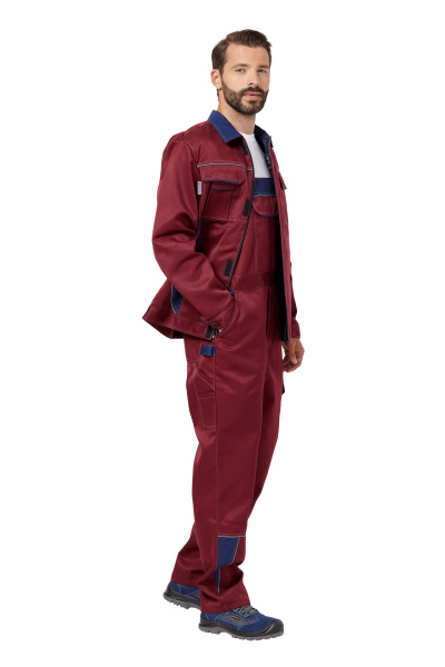 Костюм СТРАЙК 2 с ПК (бордовый/т.синий)