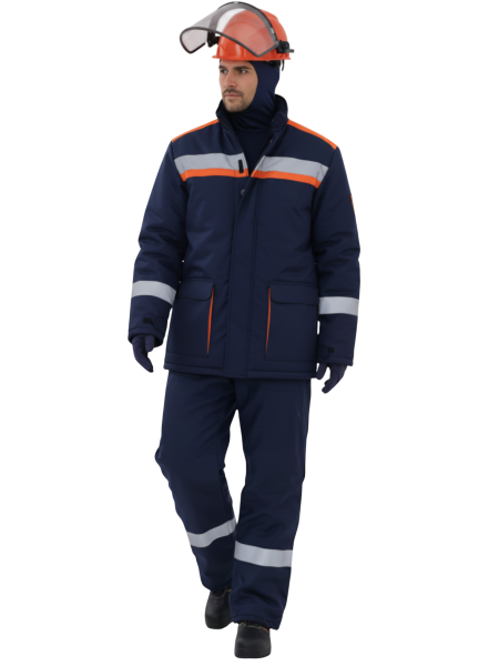 Костюм 67,4 кал/см² зимний защитный от электродуги с БР