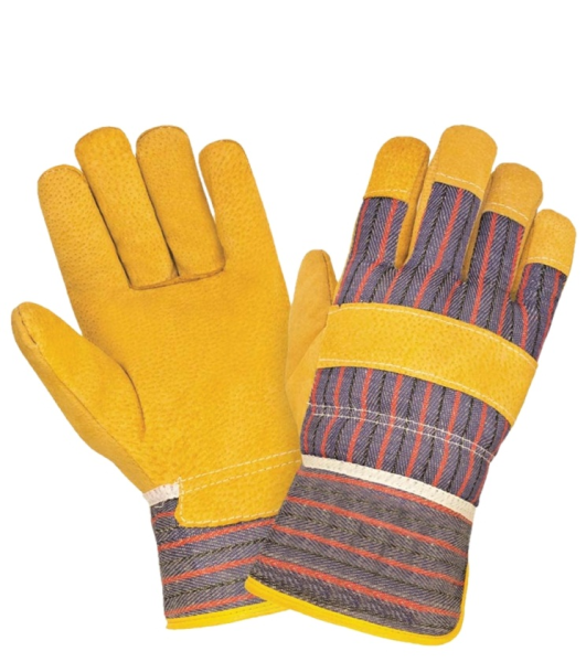 Перчатки 2HANDS 0202 спилковые комбинированные