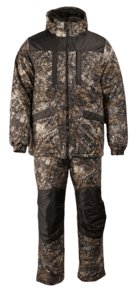 Костюм SEVER ALOVA 611-1/CAT`S EYE WR PU MILKY black 10 зимний с ПК (КМФ черный)