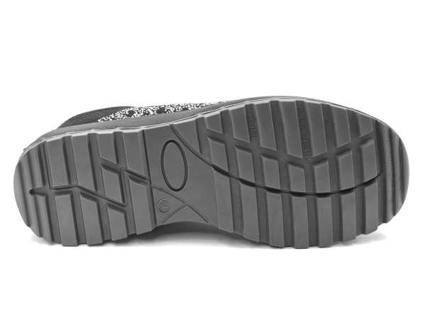 Полуботинки МИСТРАЛЬ AZ001-CK ПУ-ТПУ с КП и КС (серый/черный)