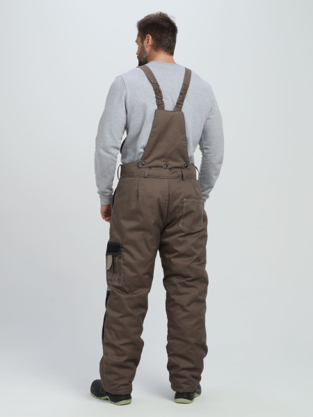 Костюм МЕГА IMP зимний с БР (коричневый/черный/бежевый)