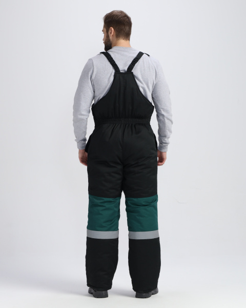 Костюм НОРДХАРД-2 СОП У. зимний с ПК (черный/т.зеленый)