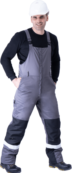 Костюм ЛОГЕР ПРОТЕКТ с ПК (серый/черный/лимонный)