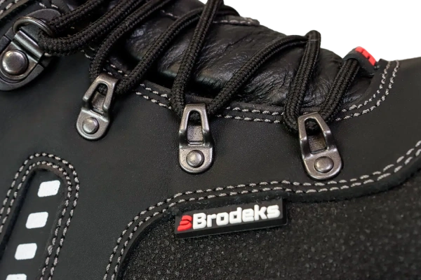 Ботинки BRODEKS GALEON S3 ПУ/Нитрил зимние c КП и АС (черный/серый)