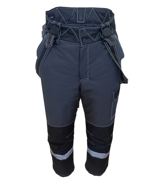 Костюм ЮКОН-МЕМБРАНА зимний с БР (т. серый/черный/красный)