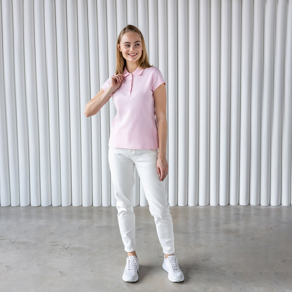 Рубашка-поло REDFORT LADY женская (св.розовый)