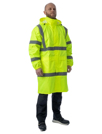 Плащ-дождевик BRODEKS KS252 сигнальный (желтый)