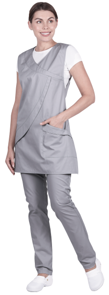 Униформа ВУППИ женская фартук брюки (серый)