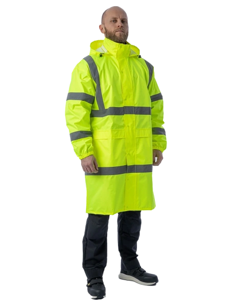 Плащ-дождевик BRODEKS KS252 сигнальный (желтый)