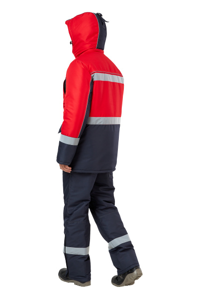 Куртка СУНТАР зимняя (т.синий/красный)