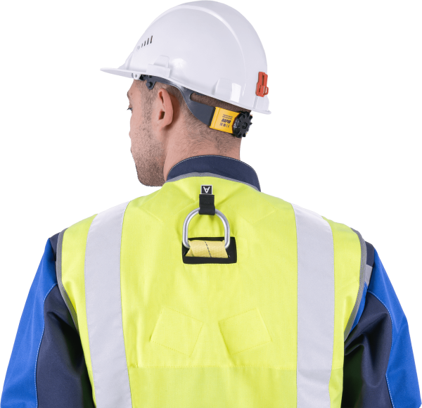 Жилет-накидка сигнальный для страховочной привязи