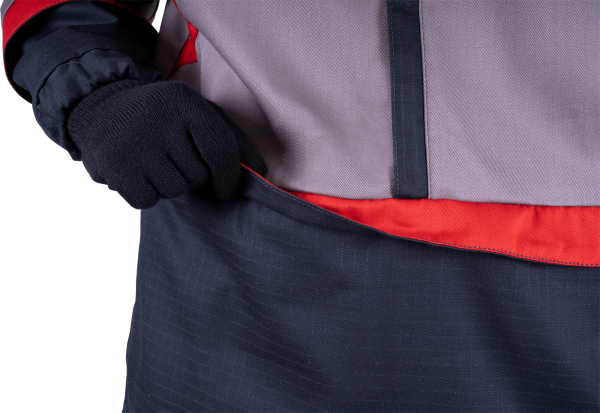 Костюм ЭЛЕКТРОСТОП ТЕРМО ЗЭТВ 30 противоэнцефалитный с БР (серый/красный)