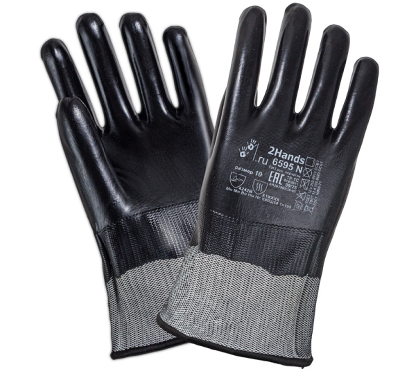 Перчатки 2HANDS 6595N неопреновые с тяжелым покрытием