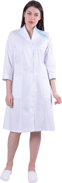 Халат ВОЛНА (белый)