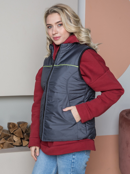 Жилет PROFLINE BASE зимний женский (т.серый)