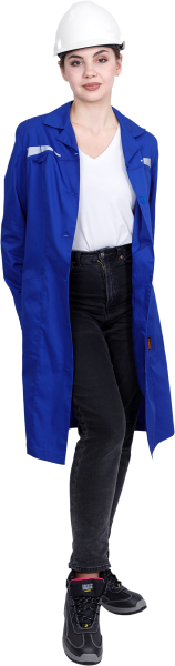 Халат ОПЕРАТОР женский (васильковый)