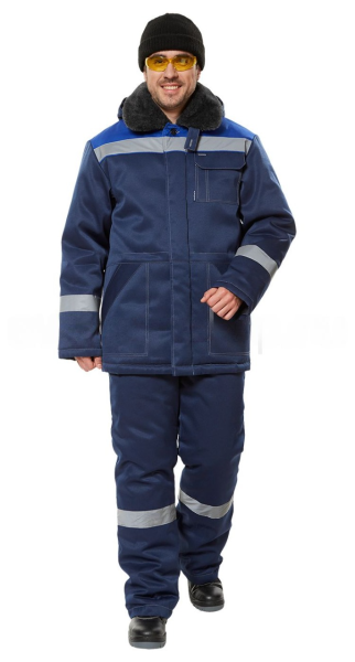Костюм ЛЕГИОН зимний с БР (т.синий/васильковый)