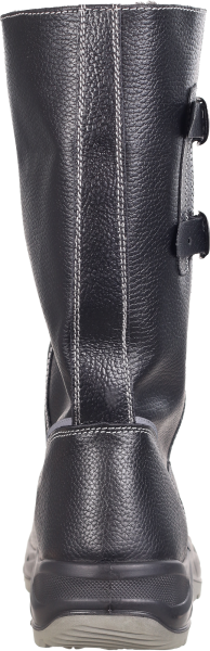 Сапоги TURBO ПУ/нитрил высокие с КП и КС нат.мех (черный)