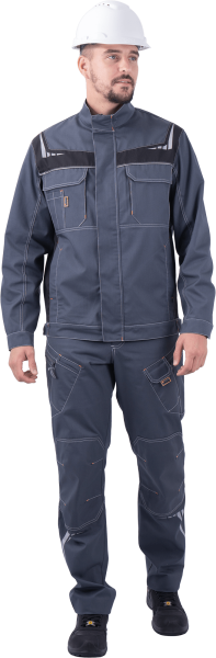 Куртка ПЕРФЕКТ (серый/черный)